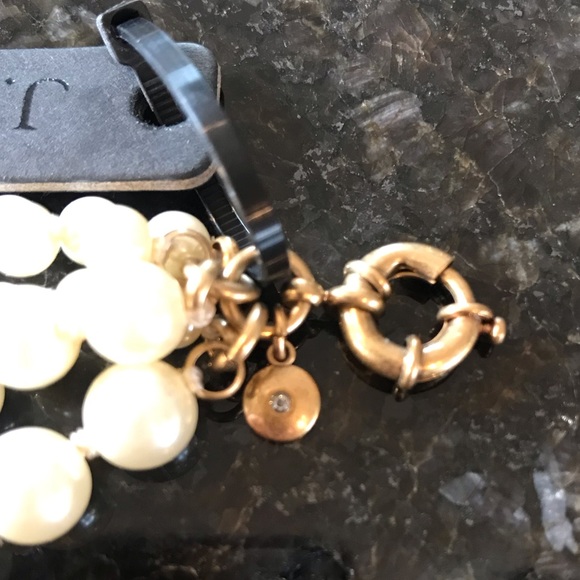 New J.Crew Pearl Twisted Hammock Necklace - Picture 6 of 15